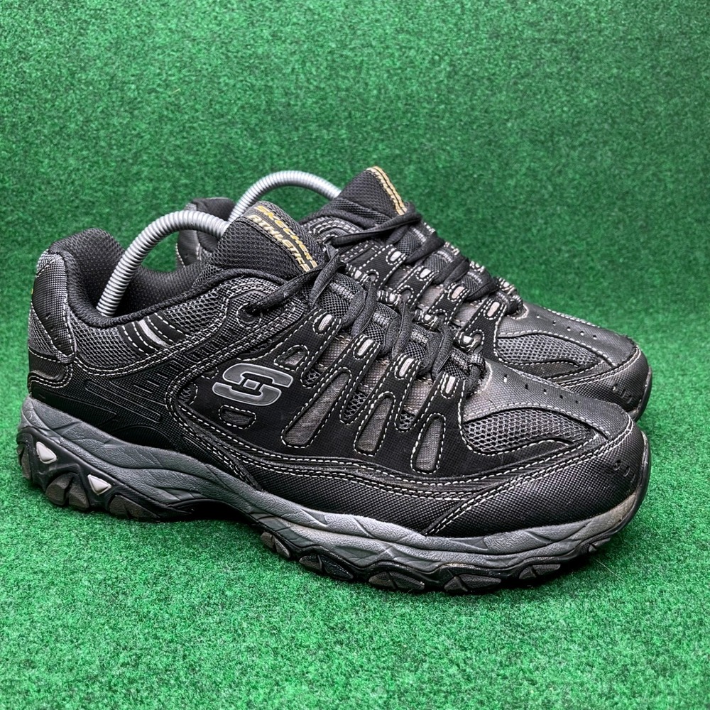 Skechers After Burn M Fit 50125 BKCC Black Charcoal Men's Size 9.5